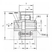 LXZ型帶制動(dòng)輪彈性柱銷聯(lián)軸器圖紙